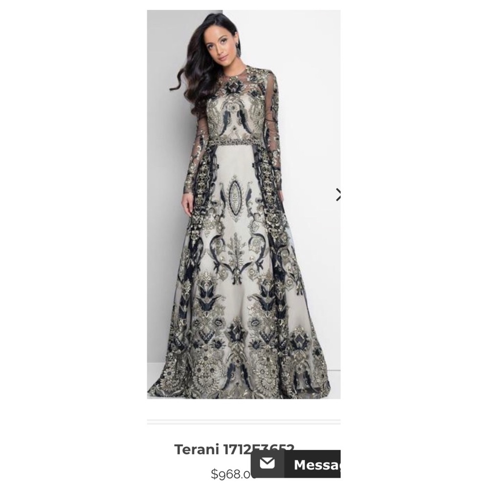 Terani Formal Sequined Ballgown Style Dress